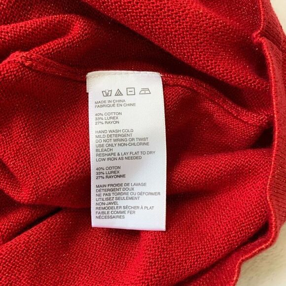 Free People Red Knit Sweater Belted Mini Dress Long Sleeve - Picture 13 of 14